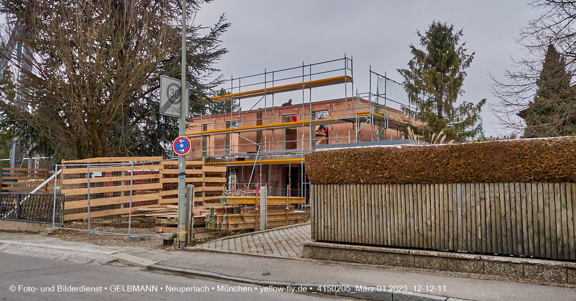 01.03.2023 - Baustelle an der Niederalmstraße 16